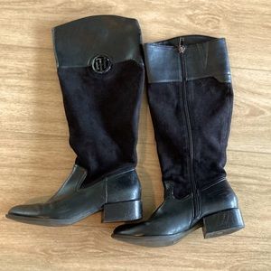 Tommy Hilfiger zip up boots